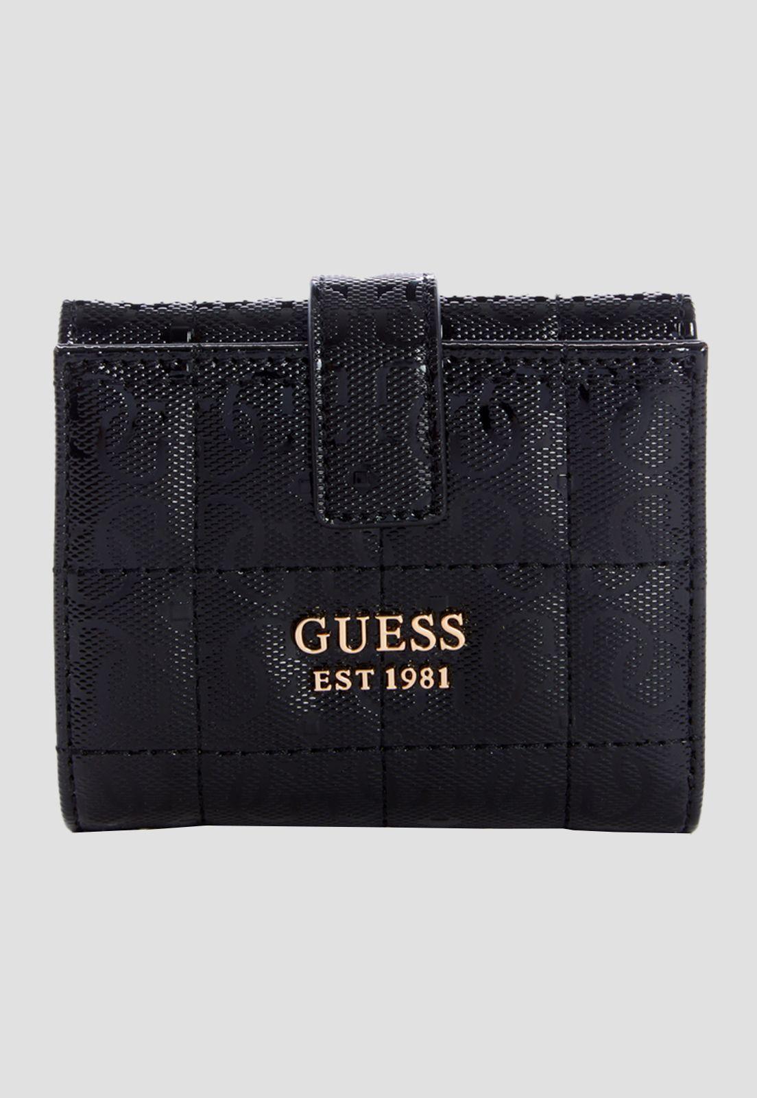 Billetera Kobo Slg Petite Trifold Bla Negro Guess-0