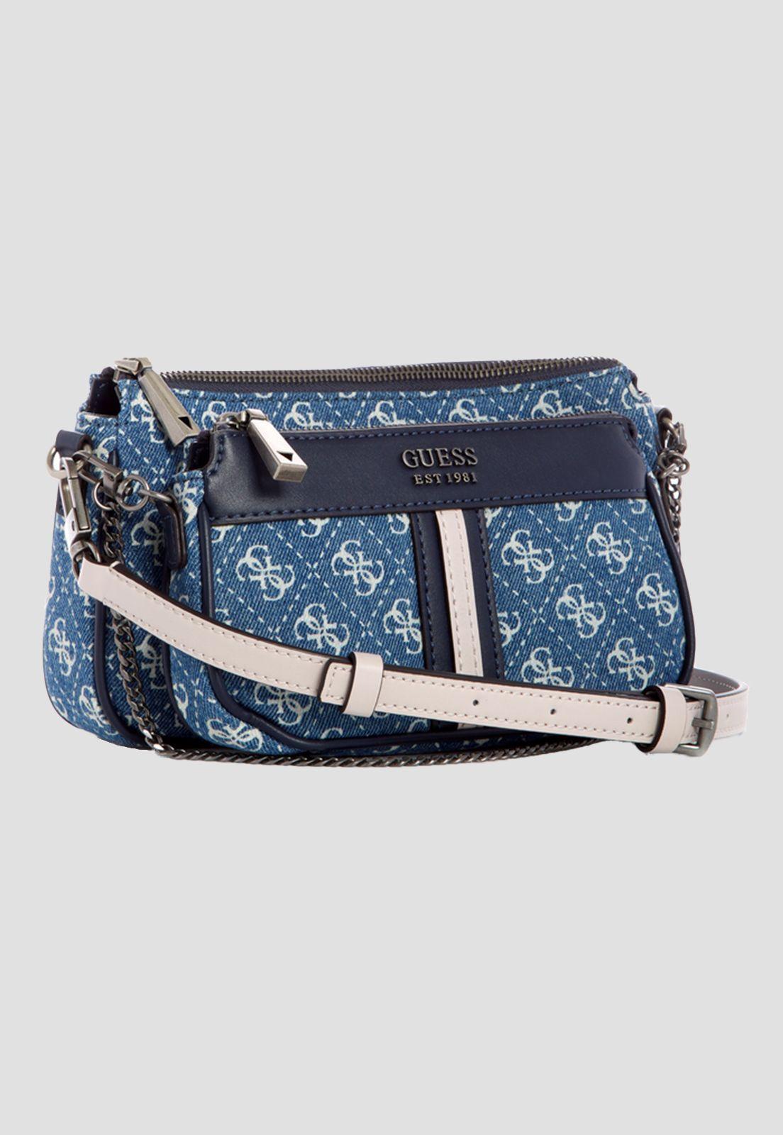 Mini Cartera Kasinta Double Pouch Dmu Denim Guess-1