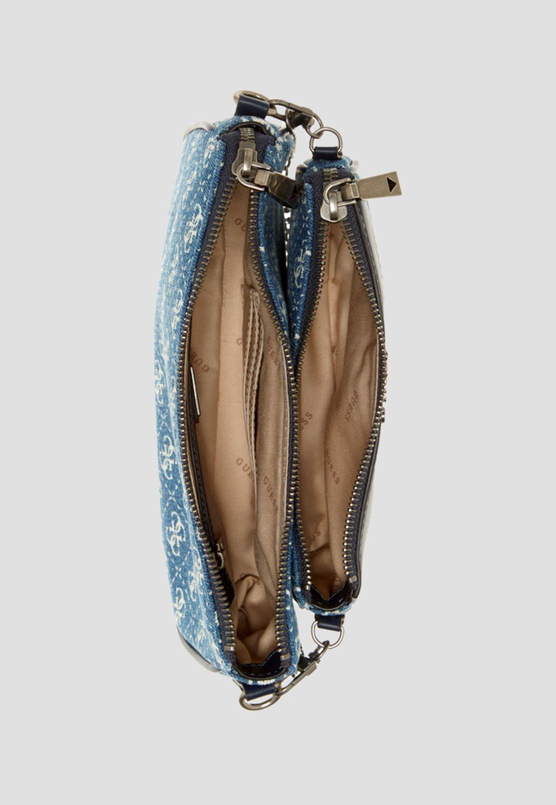 Mini Cartera Kasinta Double Pouch Dmu Denim Guess-2