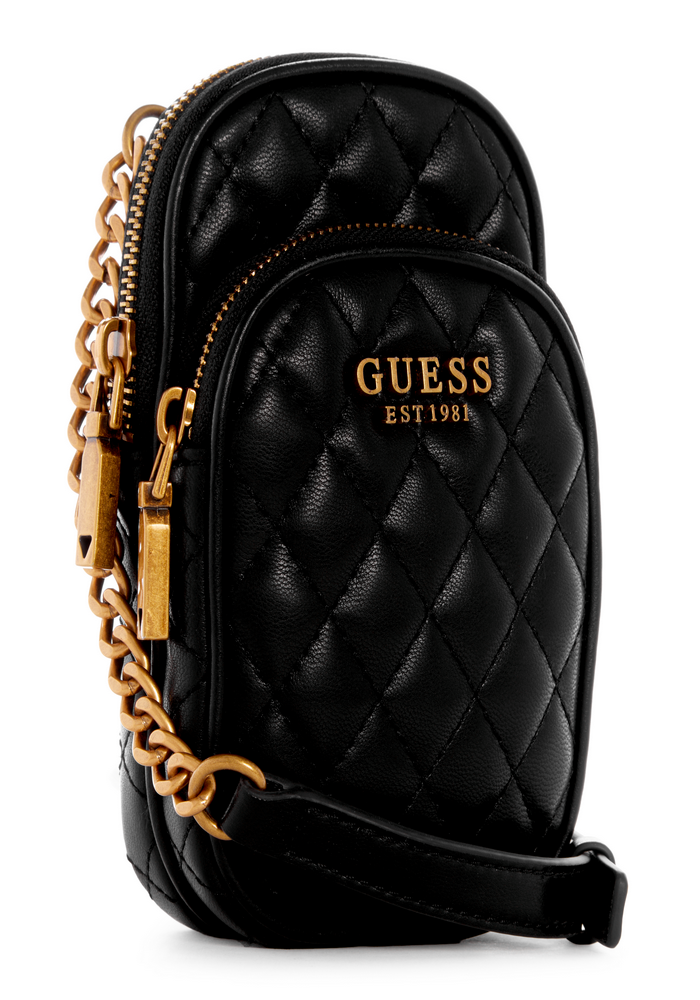 Mini Cartera Maila Chit Chat Bla Negro Guess-1