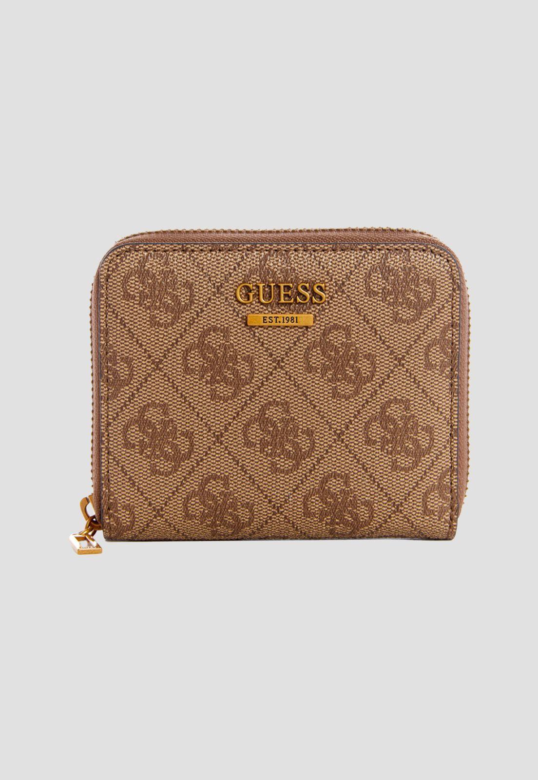 Billetera Zadie Logo Slg Sml Around Café Guess-0