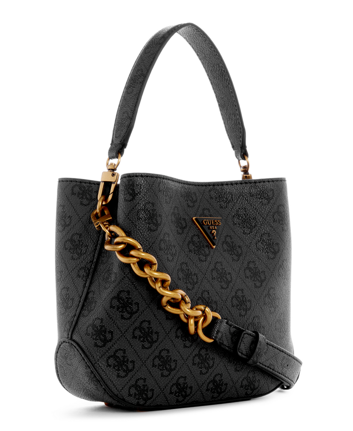 Cartera Guess Alexie Small Bucket Clo Carbón-1