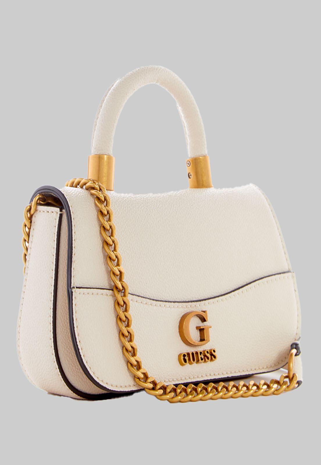 Mini Cartera Guess Nell Micro Mini Flap Sto Crema-1