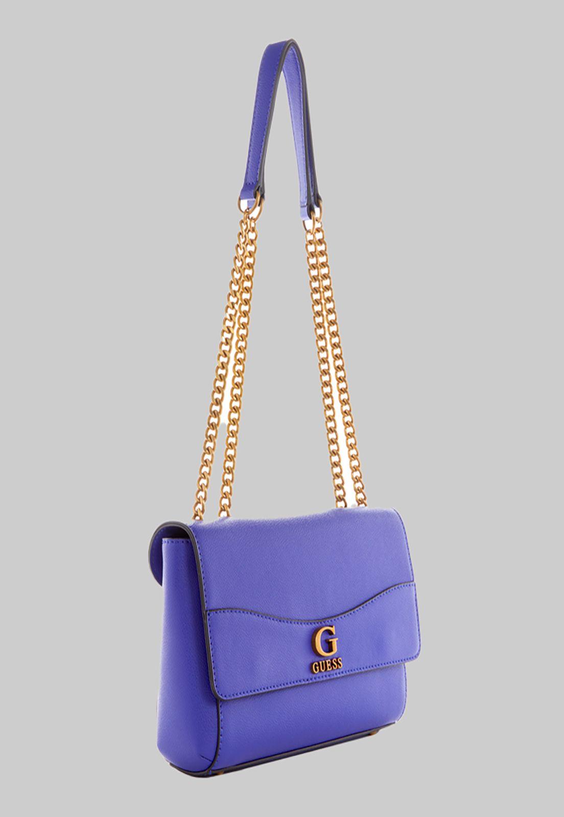 Cartera Guess Nell Convertible Xbody Flap Vio Azul-1