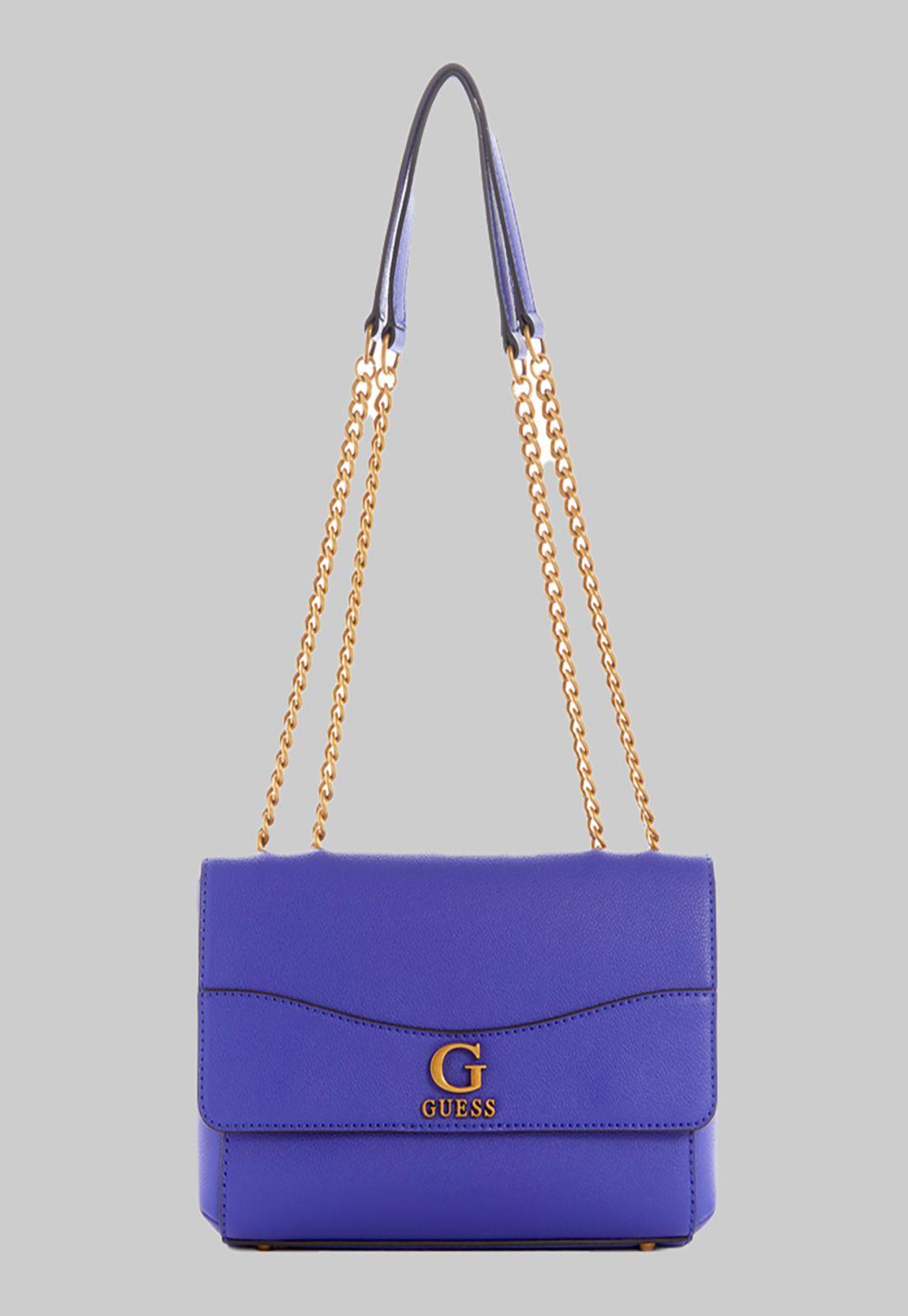 Cartera Guess Nell Convertible Xbody Flap Vio Azul-0