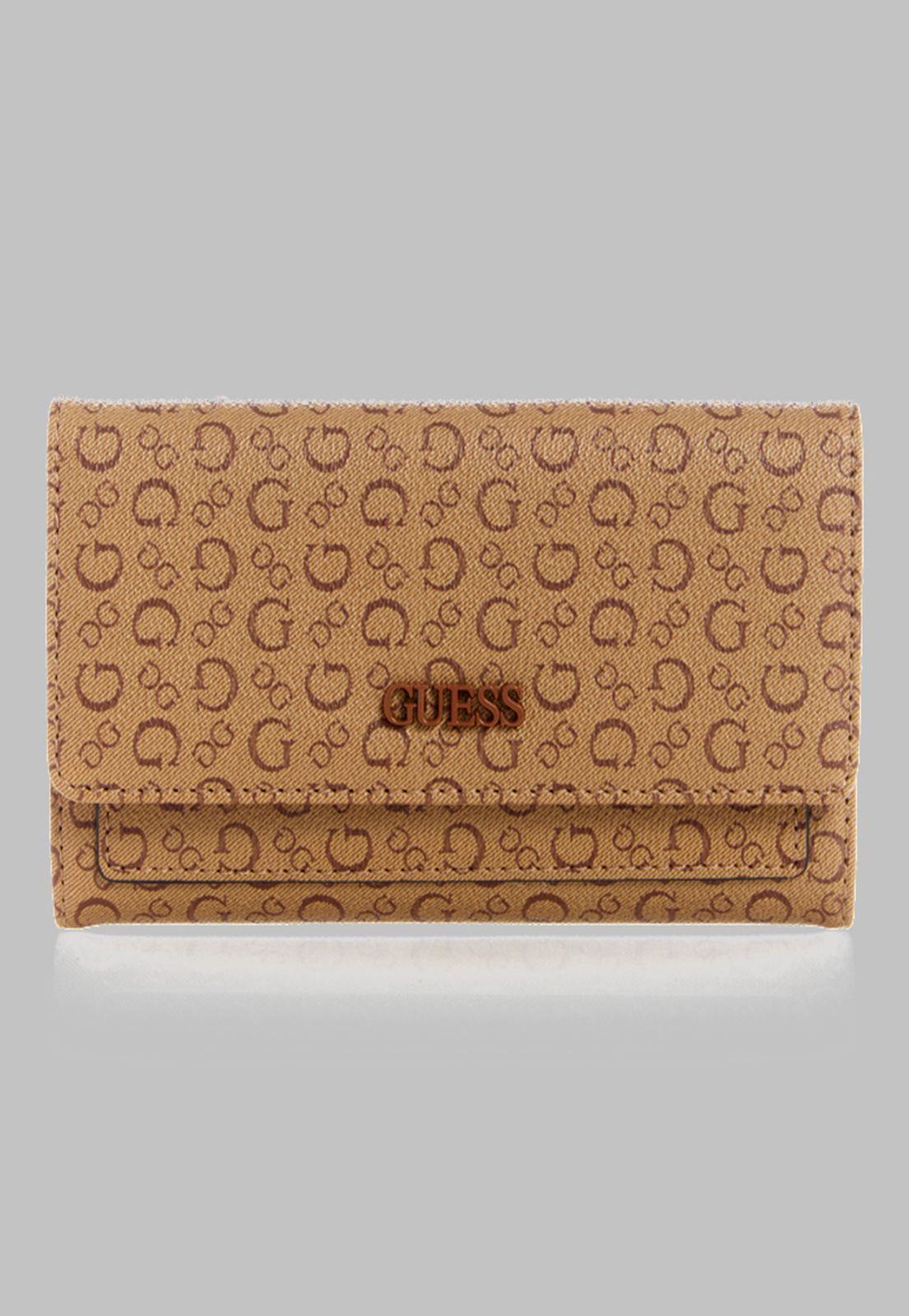 Billetera G Factory Tempe  Slim Clutch Moc Café-0