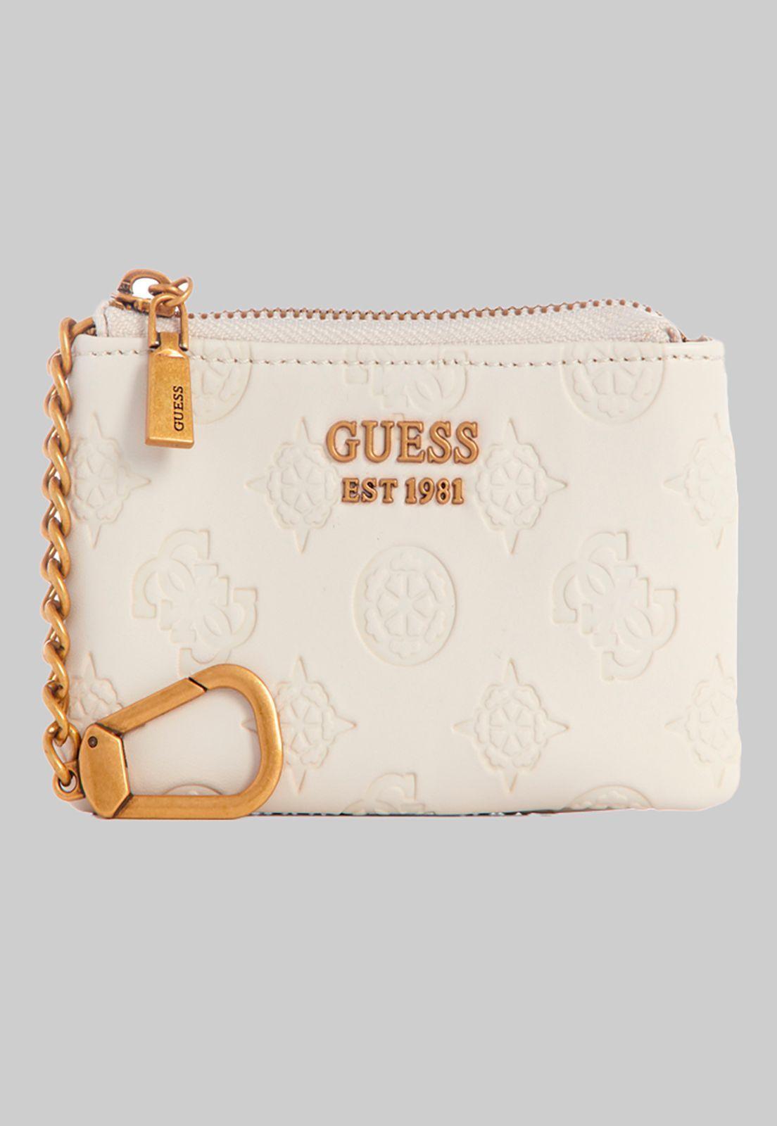 Billetera Laurel Slg Zip Pouch Stl Blanco Guess-0