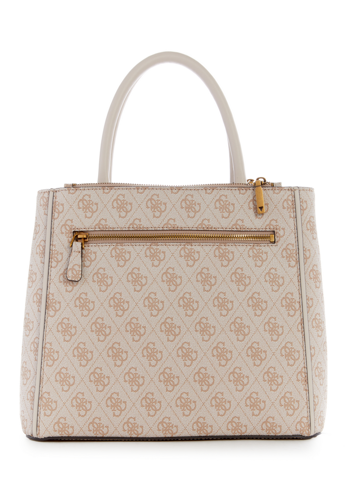 Cartera Izzy Status Satchel Stl Crema Guess-2