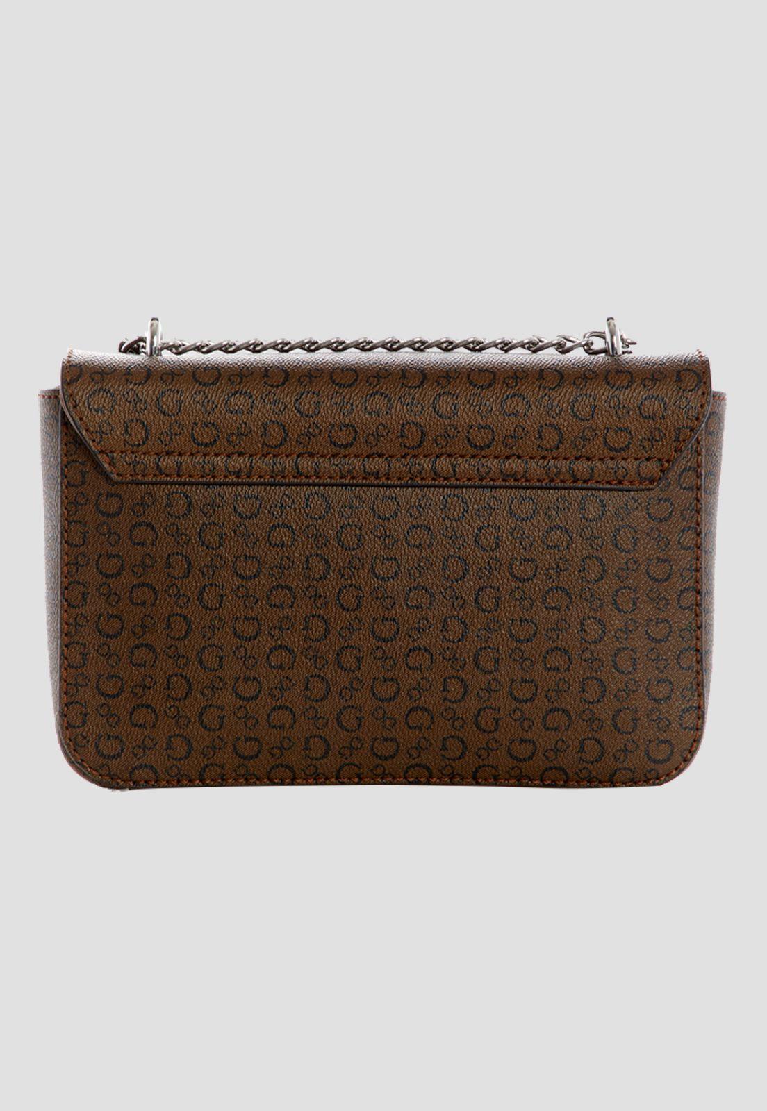Cartera Maysville Flap Drb Café Guess-2