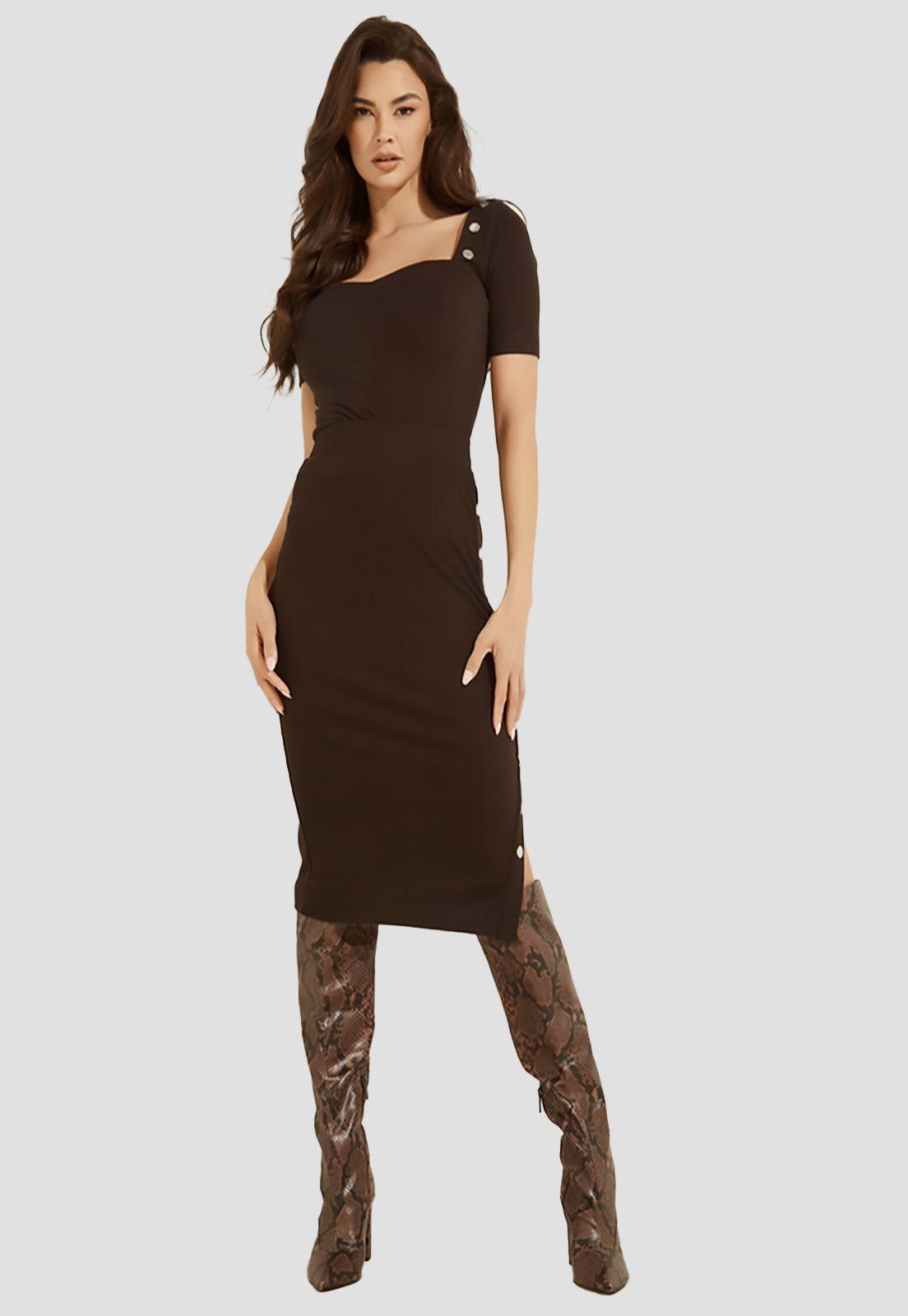 Top Guess Ss Guendalina Top G1M8 Café-0