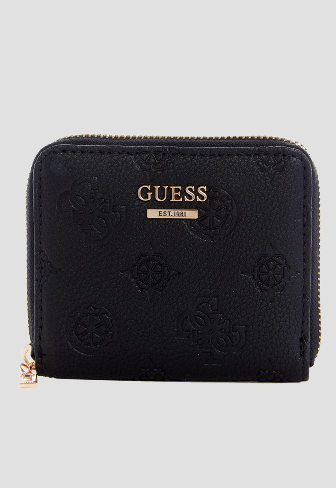 Billetera Helaina Small Around Bla Negro Guess-0