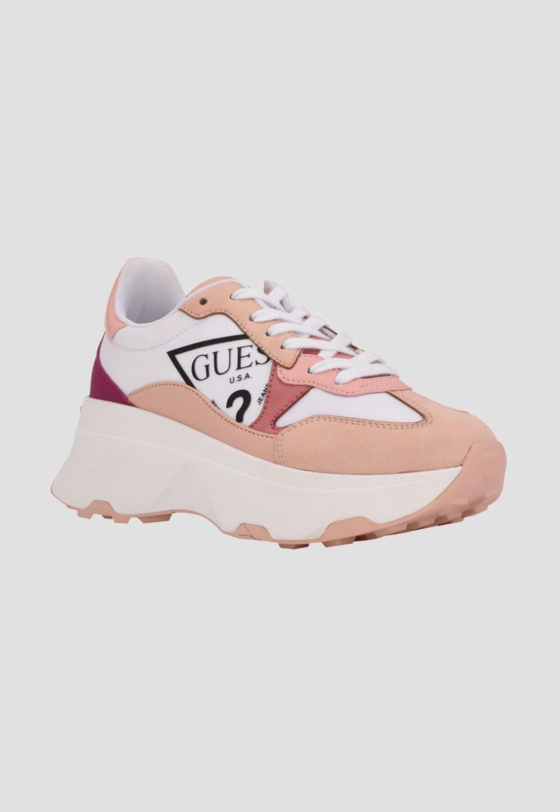 Zapatillas  Footwear Gwcalebb3-A Whi3 Rosado Guess-0