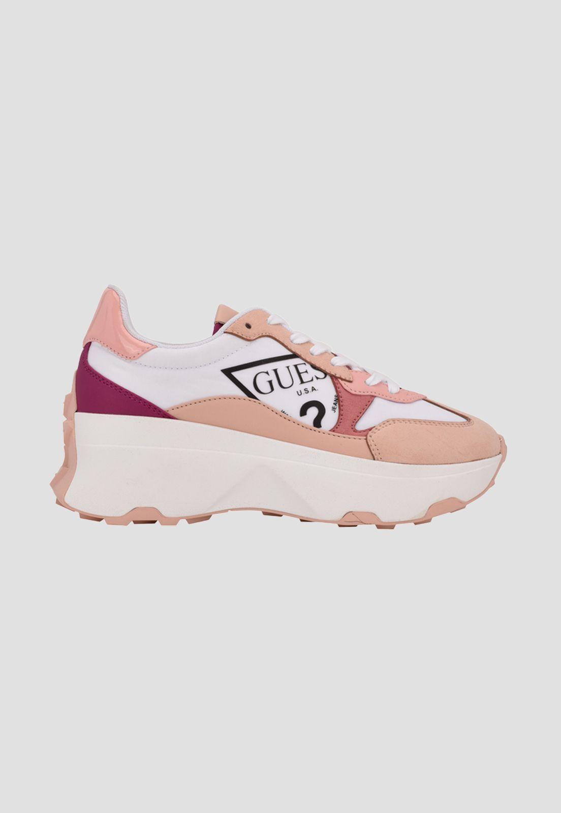 Zapatillas  Footwear Gwcalebb3-A Whi3 Rosado Guess-1