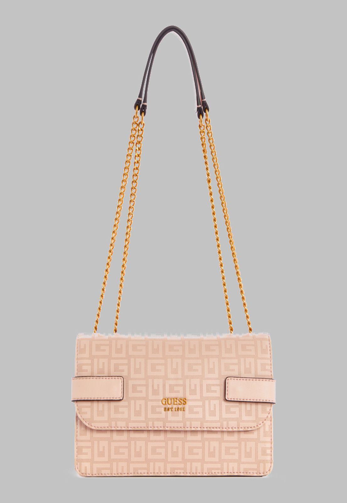 Cartera Guess Atene Convertible Xbody Flap Sfp Rosado-0