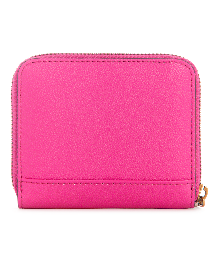 Billetera Guess Laurel Slg Small Zip Around Fuc Rosado-1