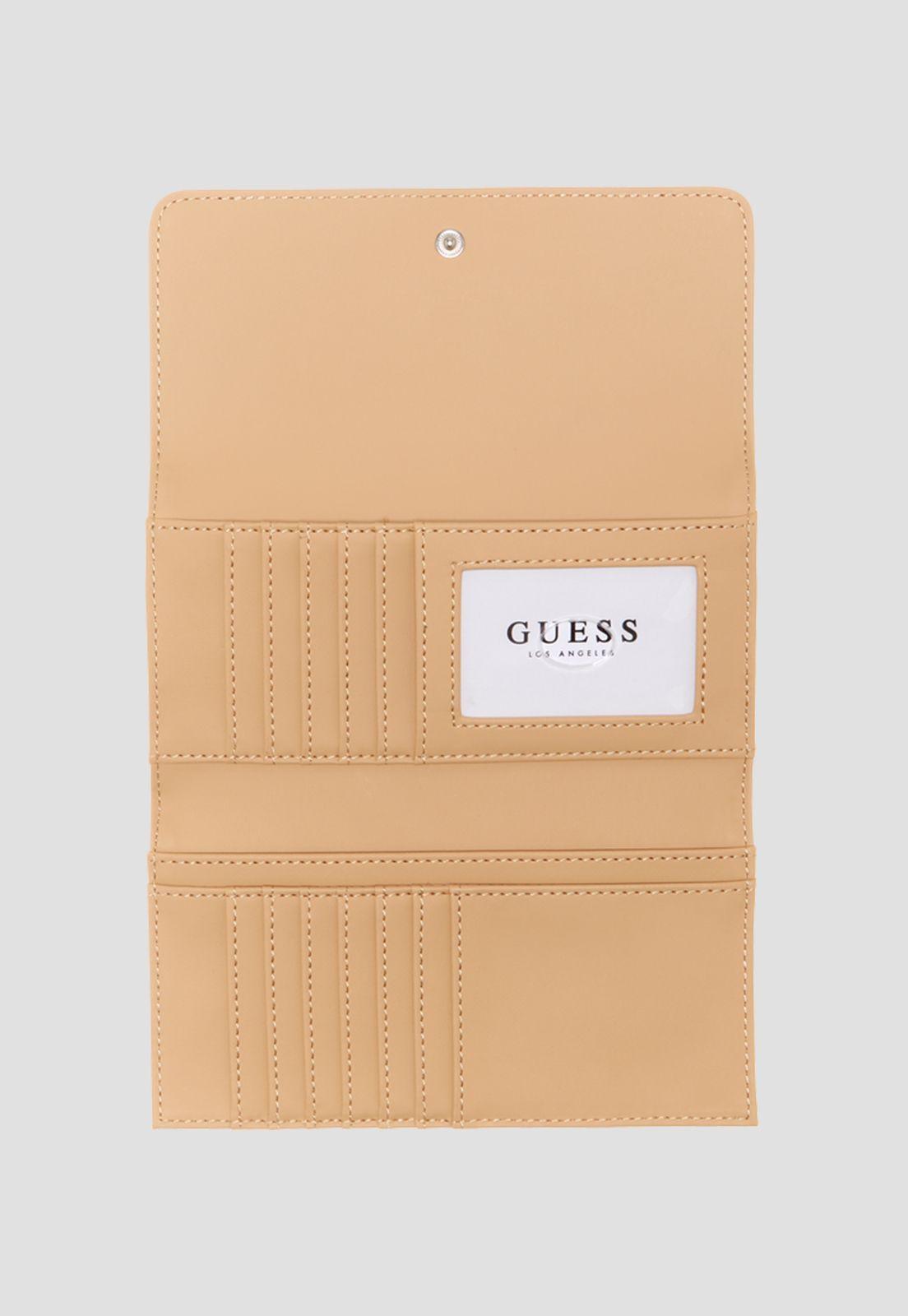 Billetera Tempe Slg Slim Clutch Sto Crema Guess-2