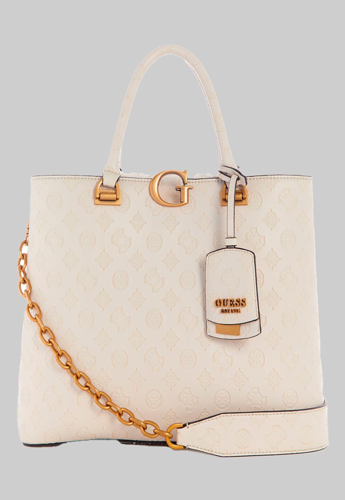 Cartera G Vibe Girlfriend Carryall Stl Crema Guess-0