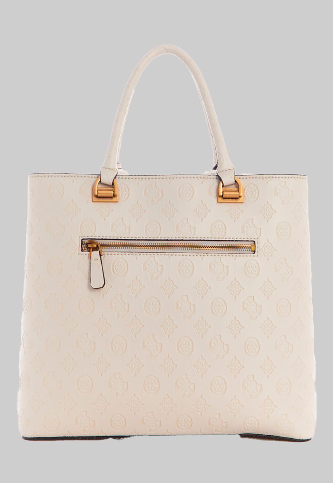 Cartera G Vibe Girlfriend Carryall Stl Crema Guess-1