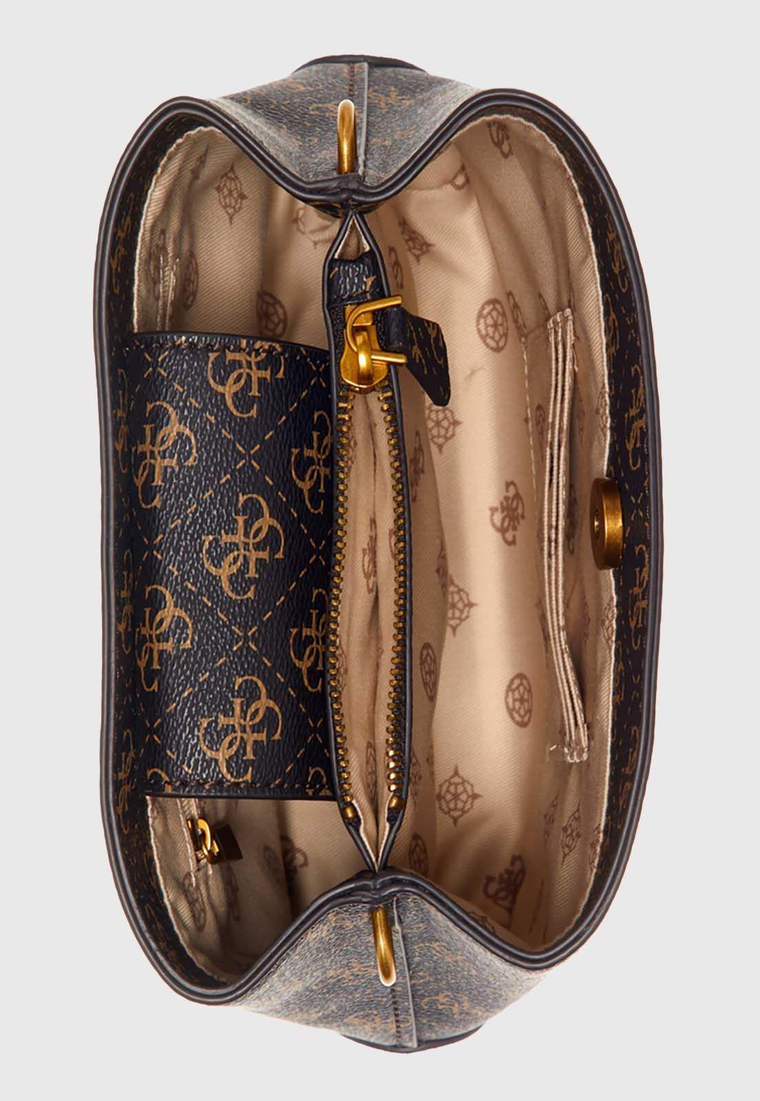 Cartera Alexie Small Bucket Bnl Café Guess-3