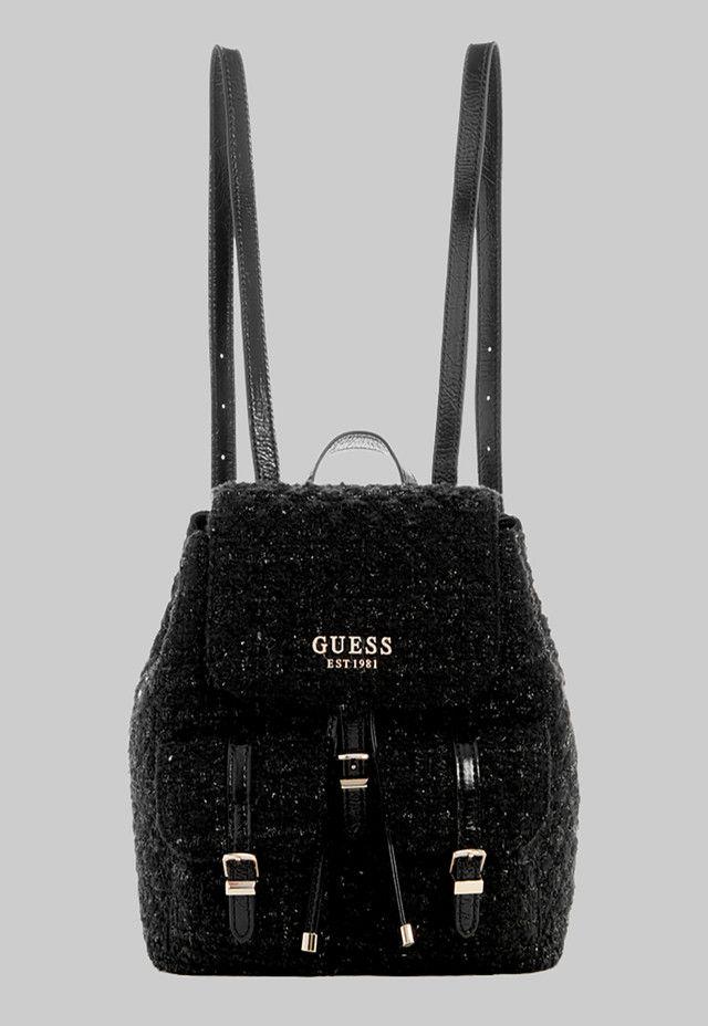 Mochila Guess Adam Flap Backpack Bla Negro-0