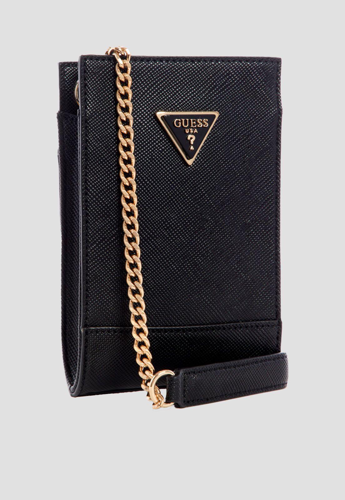 Mini Cartera Noelle Chit Chat Bla Negro Guess-1