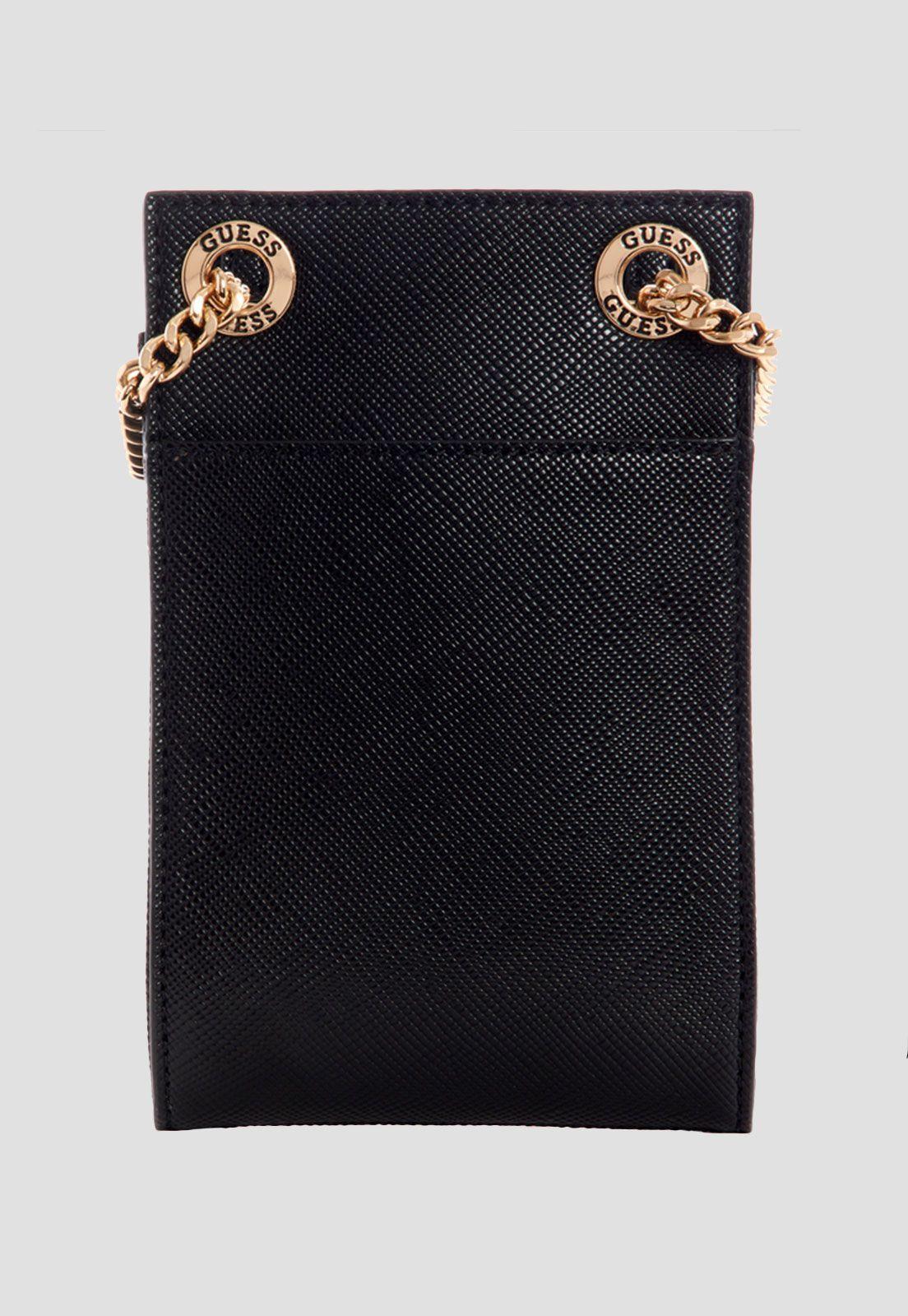 Mini Cartera Noelle Chit Chat Bla Negro Guess-2
