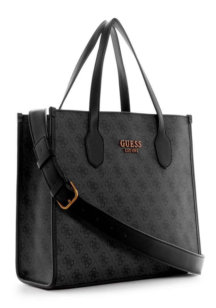 Cartera Silvana 2 Compartment Carbón Guess-1