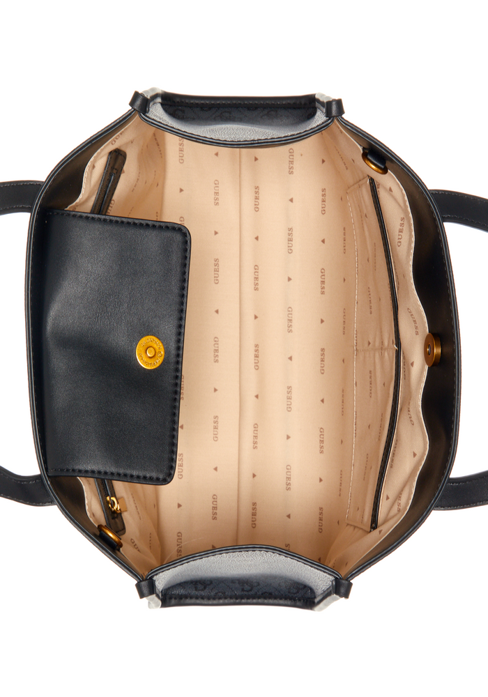 Cartera Silvana 2 Compartment Carbón Guess-3