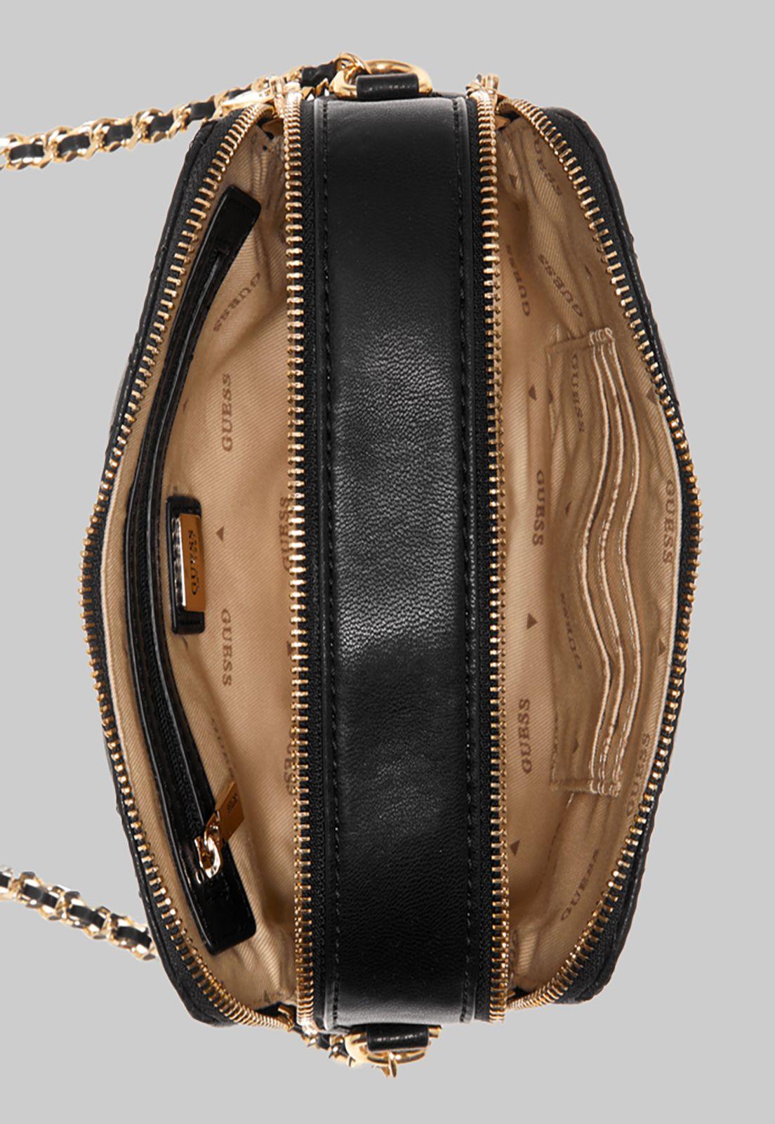 Cartera Guess Kai Camera Bag Bla Negro-3