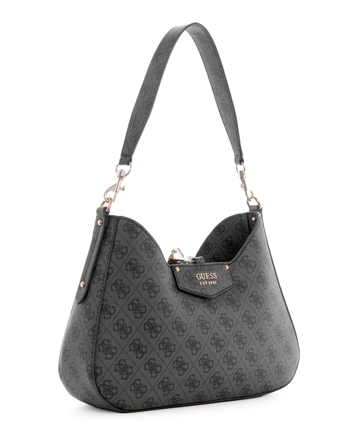 Cartera Guess Eco Brenton Hobo Clo Carbón-1