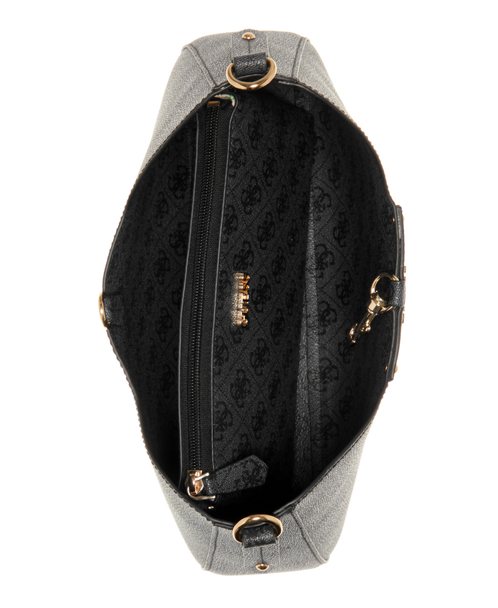 Cartera Guess Eco Brenton Hobo Clo Carbón-3