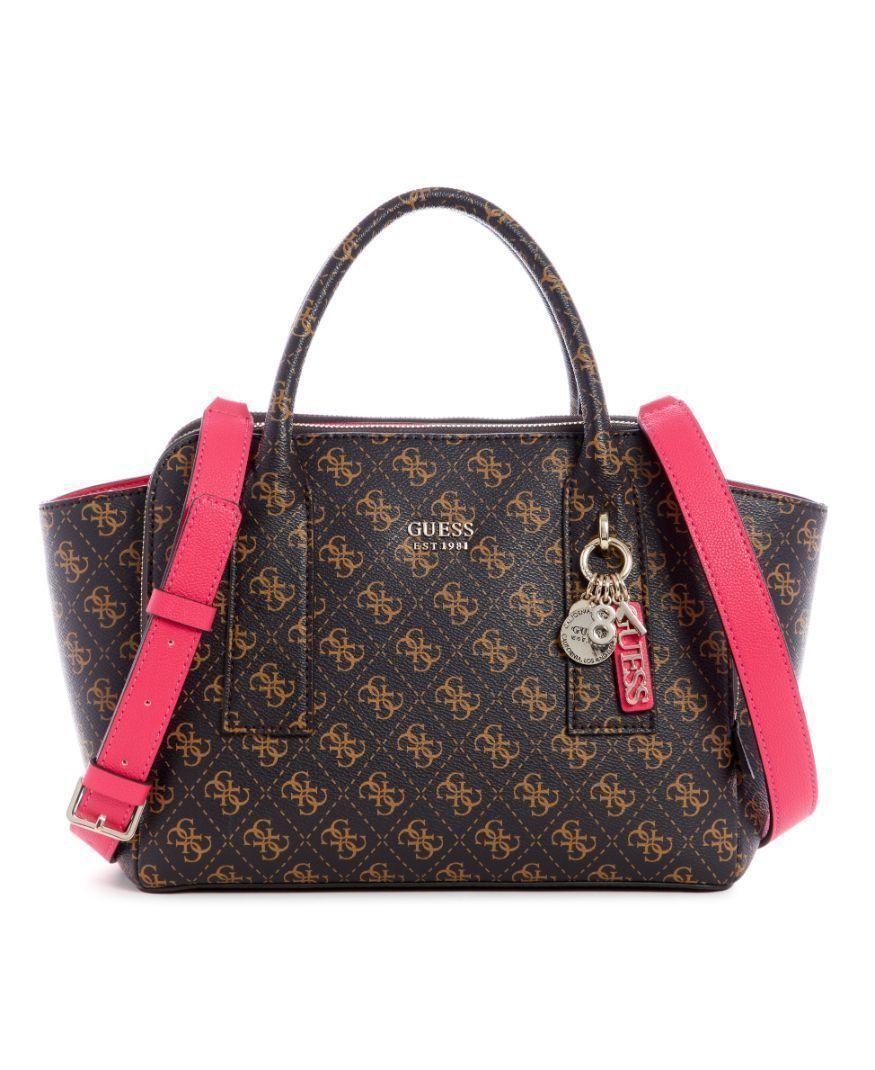 Cartera Guess Little Paris Tri Cmptmnt Stch-0