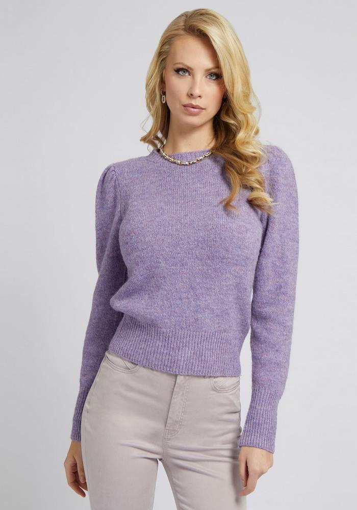 Tejido Guess Valerie Rn Ls Sweater F4N0 Morado-0