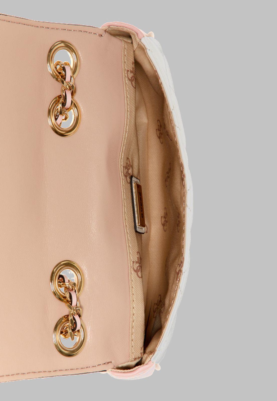 Mini Cartera Guess Cessily Micro Mini Cml Crema-3