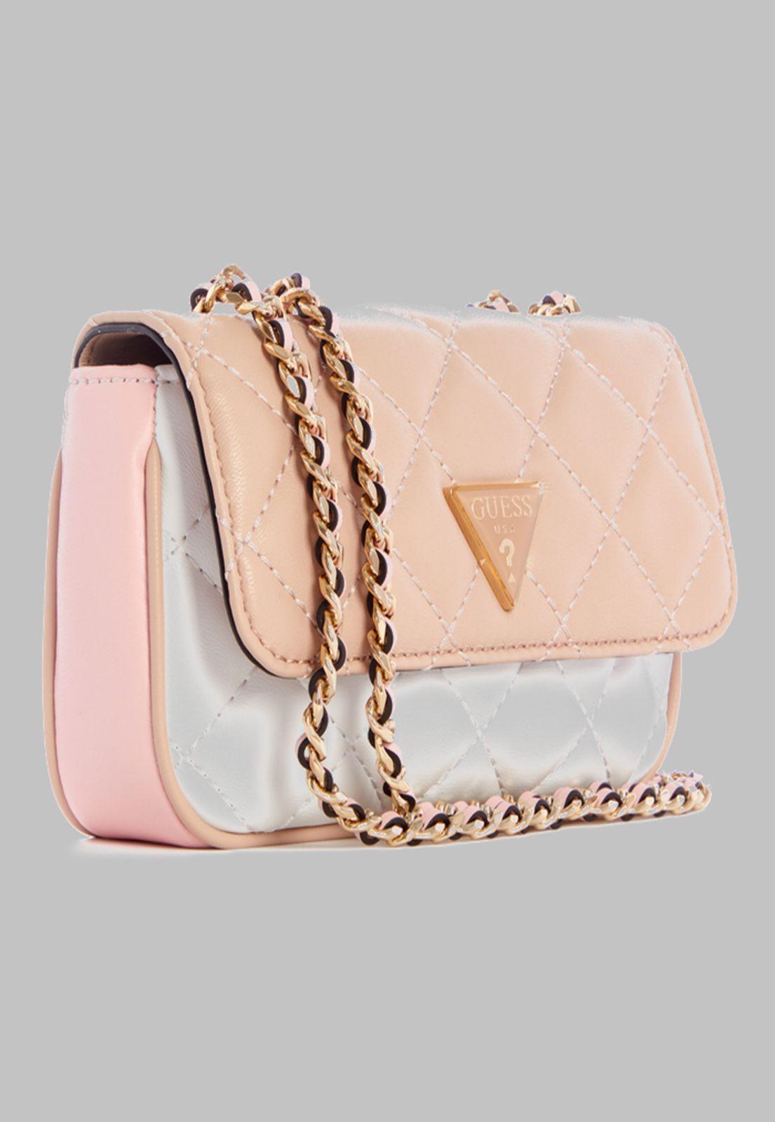 Mini Cartera Guess Cessily Micro Mini Cml Crema-1