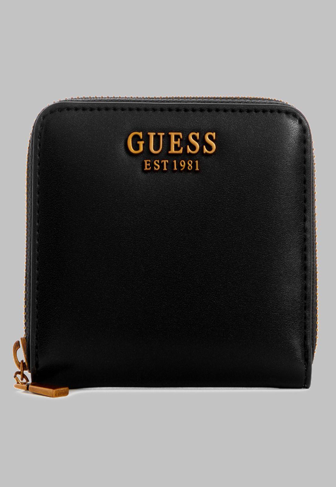 Billetera Guess Laurel  Small  Around Bla Negro-0