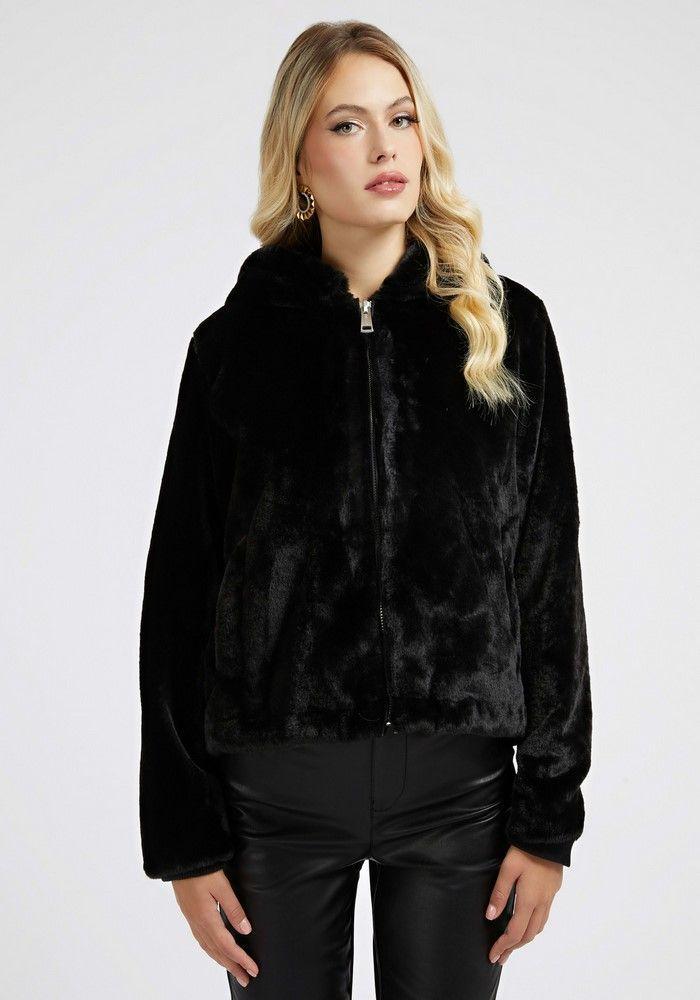 Chaqueta Guess Theoline Jacket Jblk Negro-0