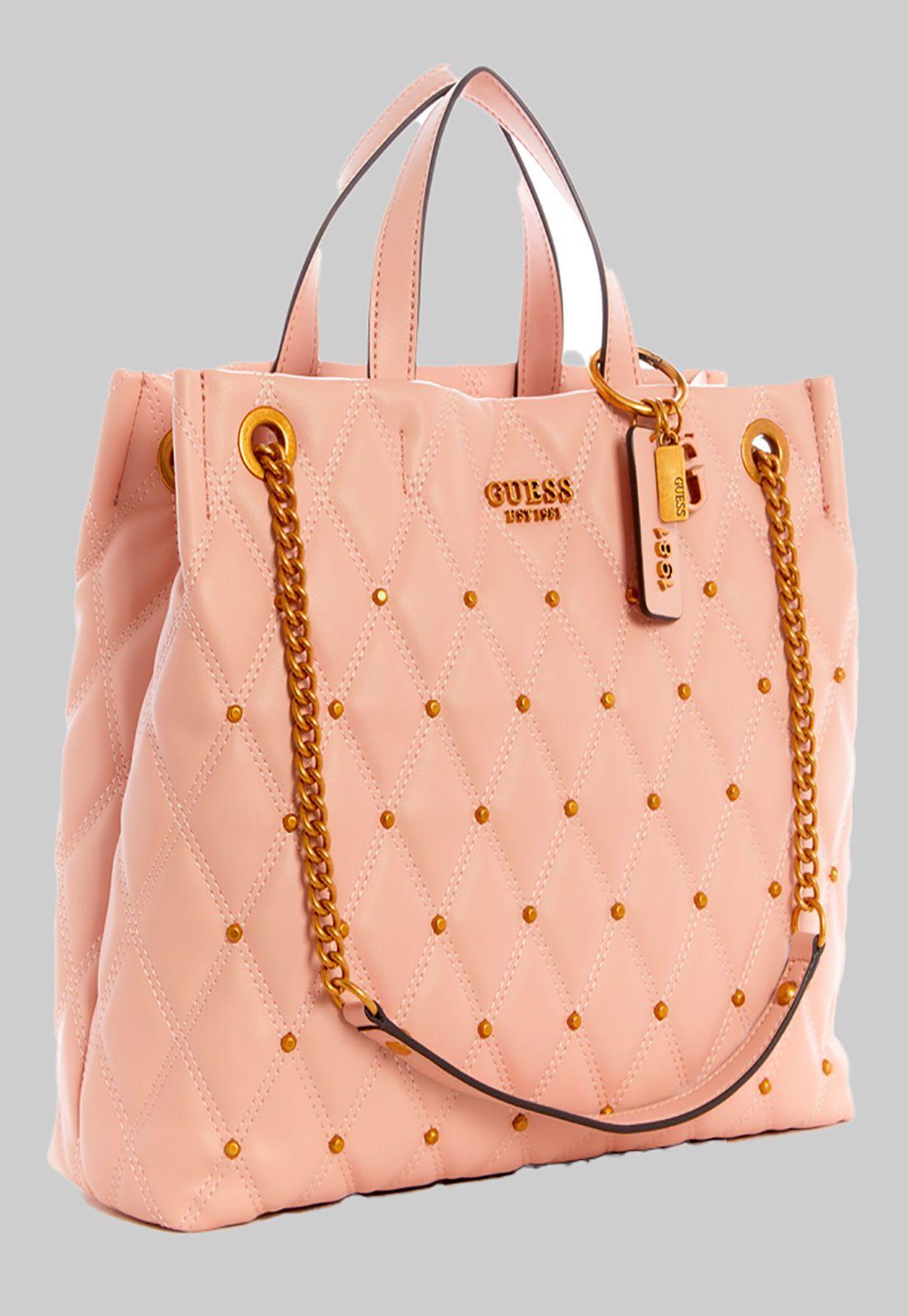 Cartera Triana Girlfriend Shopper Bls Rosado Guess-1