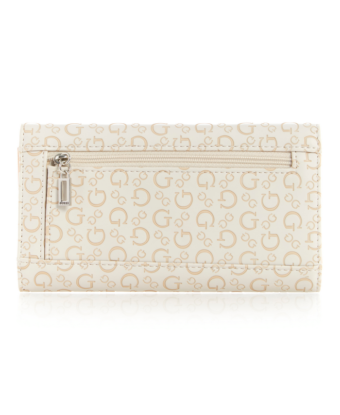 Billetera G Factory Basira  Slim Clutch Sto Blanco-1