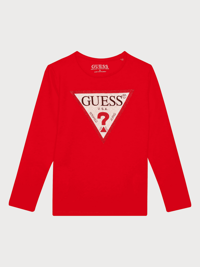 Polera G Kids Ls T-Shirt G6Y5 Rojo-0