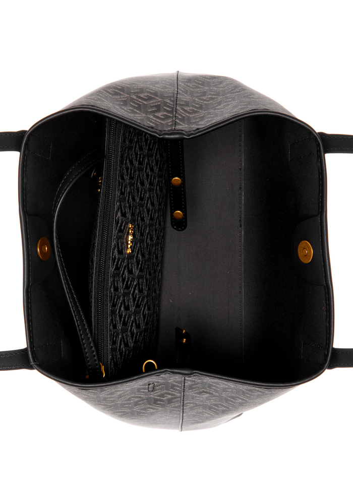 Cartera Vikky Tote Chg Negro Guess-4