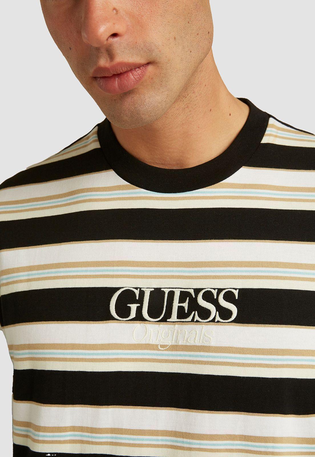 Polera Guess Go Ss Rogers Stripe Tee-1