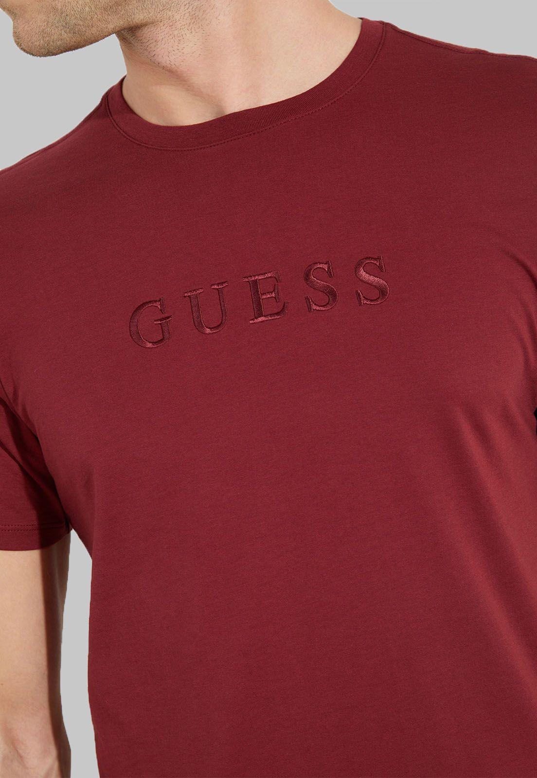 Polera Es Ss Pima Emb Logo Crew G577 Guess-1