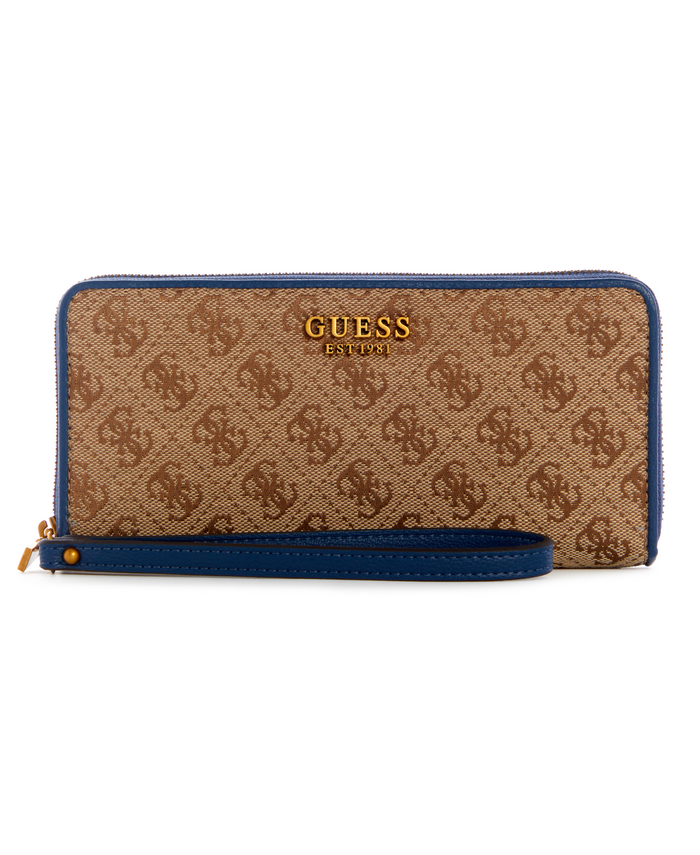 Billetera Guess Aviana Slg Large  Around Len Azul-0