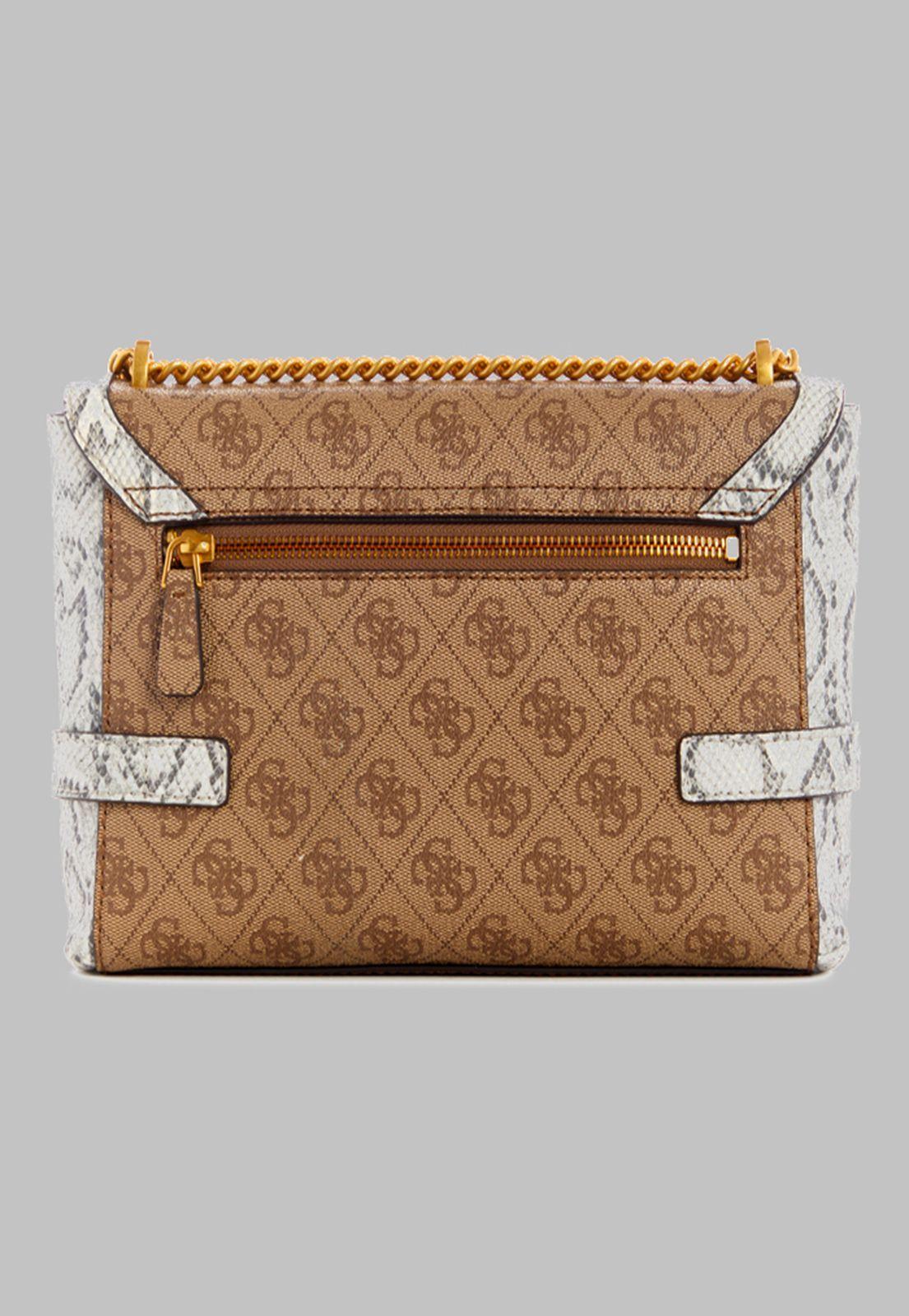 Cartera Guess Zadie Logo Cnvrtble Xbody Flap Lly Café-2