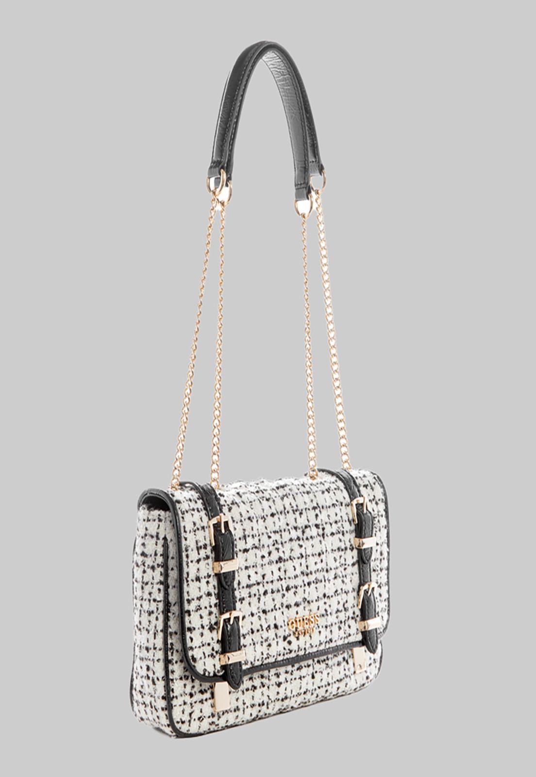 Cartera Guess Adam Convertible Xbody Flap Bkw Negro-1