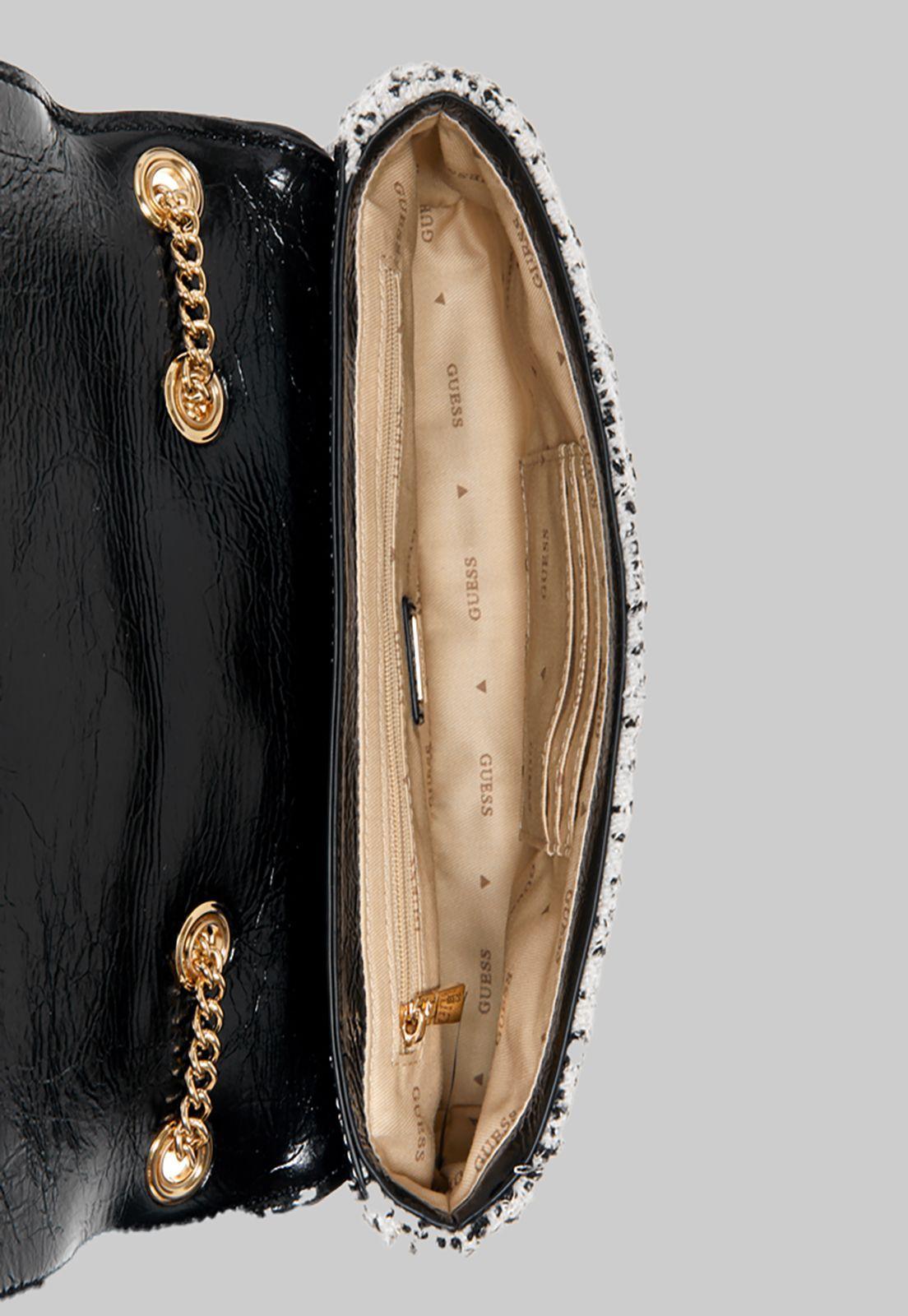 Cartera Guess Adam Convertible Xbody Flap Bkw Negro-3