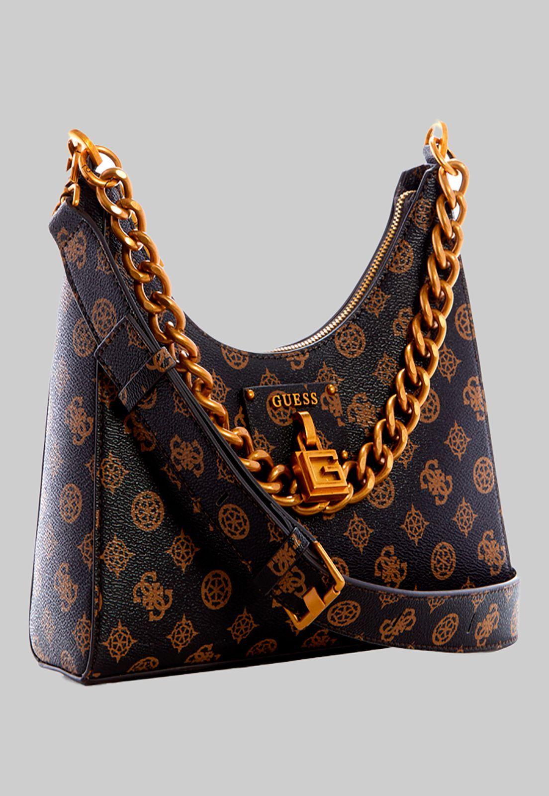 Cartera Centre Stage Hobo Mlo Café Guess-1
