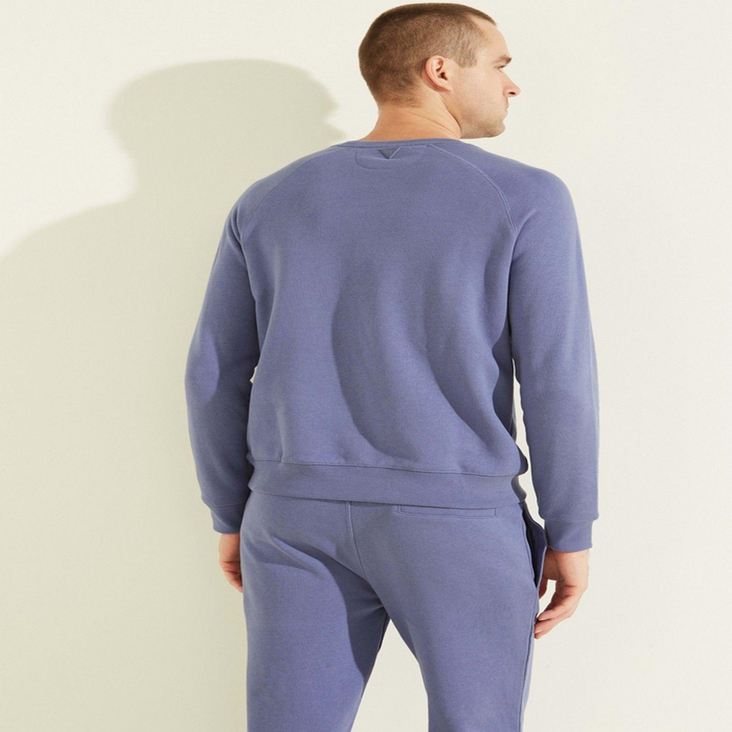 Poleron Guess Aldwin Sweatshirt Crew G4T3 AZUL-2