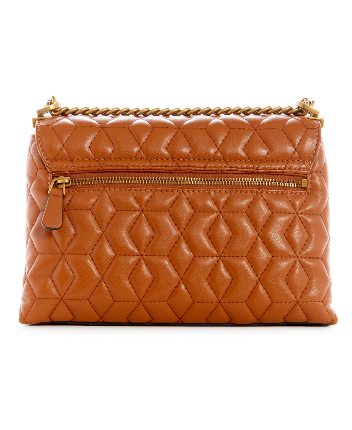 Cartera Guess Elenia Convertible Xbody Flap Cog Café-2